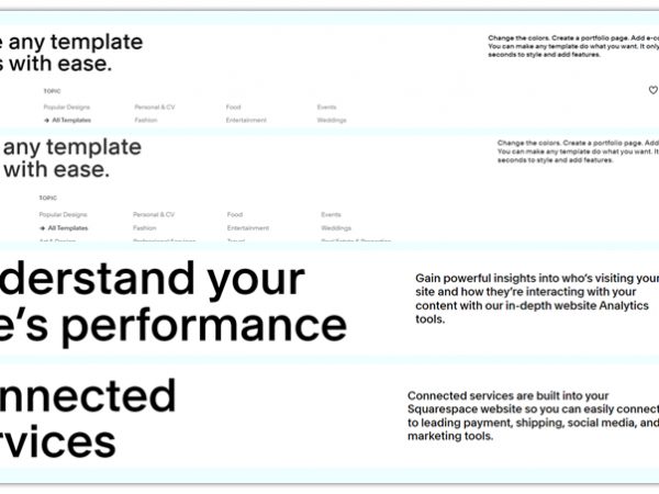 Squarespace Recommended Website Creation Methods